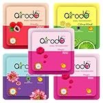 AIRODO Air Freshener Power Pocket Gel For Bathroom and Toilet, Fragrance Booster, Lasts Upto 30 Days Assorted Mix Scents Fruit Citrus Blast Floral (pack of 5) Blocks (5 x 10 ml)