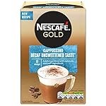 Nescafe Gold Decaf Cappuccino Unsweetened Coffee, 120 g