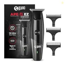 BEARDO Ape-X EZ Trimmer for Men Beard | 110 Min Run Time | 7000 RPM Mo