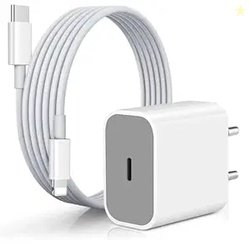 iPhone Charger Adapter 20W Lightning Cable Combo (MFi-Certified) Compa