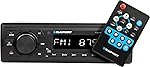BLAUPUNKT Car Stereo Colombo-130BT Digital Media Receiver, 1 DIN, 4×50 watts with Dual USB Ports (Music & Charging), Bluetooth, AUX in, FM, Hands Free Calling & Remote Control