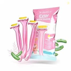 LetsShave Evior Bikini Line Trimming Razor for Women, Pack of 3 | Skin