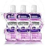 ListerineÂ® Total care Mild Taste, 6 in 1 Benefits, 250ml Combo Pack of 3 (Buy 2 Get 1 Free)