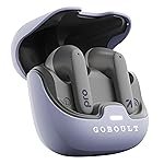 GOBOULT Z40 True Wireless in Ear Earbuds with 60H Playtime, Zenâ¢ ENC Mic, Low Latency Gaming, Type-C Fast Charging, Made in India, 10mm Rich Bass Drivers, IPX5, Ear Buds TWS (Lavender)