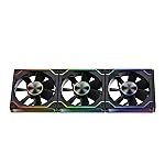 Ant Esports ShiftFlow 3-In-1 120mm ARGB Stackable Fan Kit with Forward/Reverse, Speed Control Switch and Wire Free Daisy Chain – Black