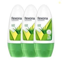 Rexona Aloe Vera Underarm Roll-On Deodorant for Women | 72 Hours Long-