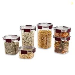 CELLO Stack Lock Fridge Storage Container Set of 6, BPA Free Air tight