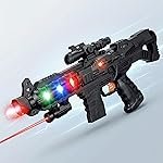 Battery Operated 3D Projection Strike Toy Gun with Vibrant Light & Sound Effects