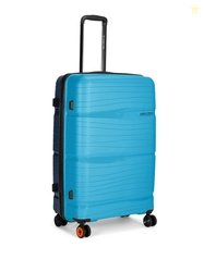 Nasher Miles Textured Hard-Sided Large Trolley Suitcase
