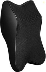 Dreamshop Black Memory Foam Car Pillow Cushion for Universal For ...mo