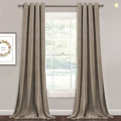 Linen Basics 152 cm (5 ft) Window Velvet Room Darkening Curtain S...mo