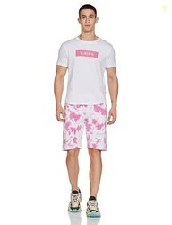 Amazon Brand - INKAST Men's Cotton Regular T-Shirt/Shorts Set, Solid,