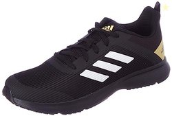 Adidas Men Mesh Racard M Running Shoe CBLACK/FTWWHT/HALGOL (UK-6)