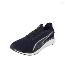 PUMA | Men's Softride Pro EchoMove Running Shoes | Navy-Black-Silver |