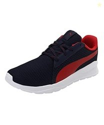 Puma Unisex-Adult Hampton Peacoat-High Risk Red Walking Shoe - 8 UK (3