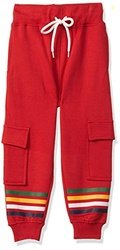 T2F Boy's Regular Fit Mid Rise Track Pant Multicolour