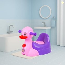 Luusa Duck Potty Trainer Seat for Kids | Potty Seat | Easy Clean, Comf