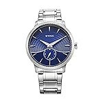 Titan Regalia Opulent Quartz Analog Gradient Blue Dial Silver Stainless Steel Strap Watch for Men – NT1828SM02