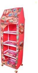 Baby Folding Wardrobe with 5 Shelves  Plastic Collapsible Storage Almi