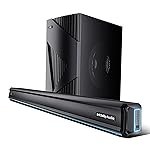 Boat Aavante Bar A3070 Dolby, 300W Dolby Audio, 2.1CH Wired Subwoofer, BT v5.4, Dynamic LEDs,Multi Connectivity, EQ Modes, Bluetooth Sound Bar, Home Theatre Soundbar Speaker (Premium Black)