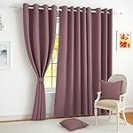 Story@Home 100% True Blackout Windows Curtains 5 Feet Set of 2 | Solid Design | Room Darkening Curtain | Thermal Insulated Curtains for Living Room, Bedroom | (118 x 152 cm, Burgundy)