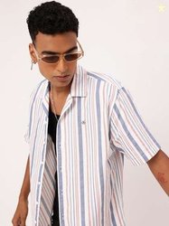 WROGN X fwd Striped Resort Fit Shirt